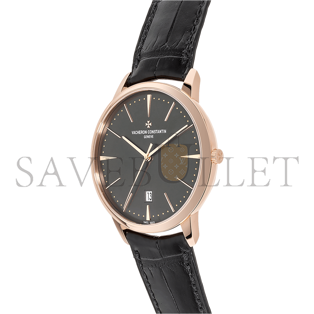 VACHERON CONSTANTIN PATRIMONY DATE ROSE GOLD AUTOMATIC 40 MM WATCH 85180/000R-9166